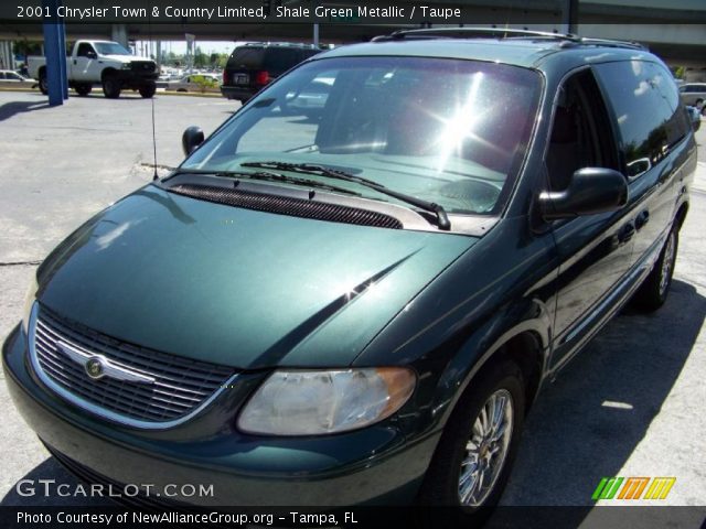 2001 Chrysler Town & Country Limited in Shale Green Metallic