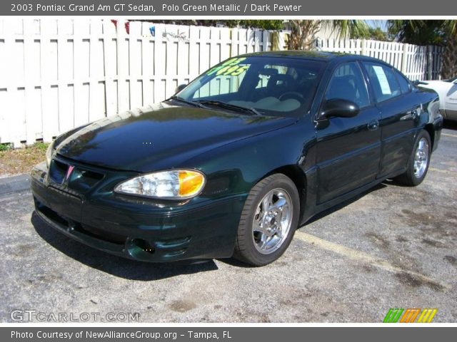2003 Pontiac Grand Am GT Sedan in Polo Green Metallic