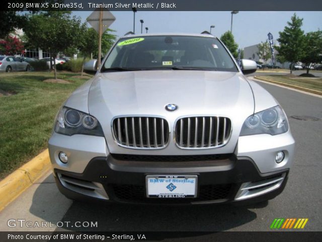 2009 BMW X5 xDrive35d in Titanium Silver Metallic