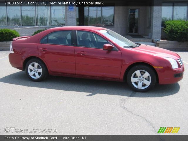 2008 Ford Fusion SE V6 in Redfire Metallic