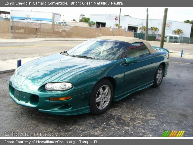 1998 Chevrolet Camaro Convertible in Bright Green Metallic