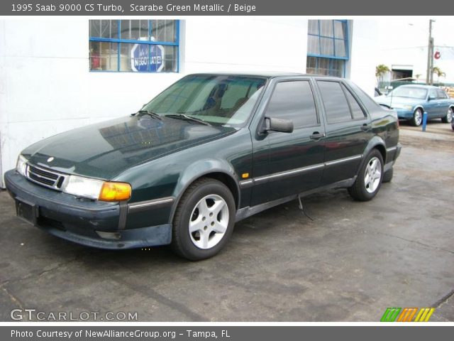 1995 Saab 9000 CS Turbo in Scarabe Green Metallic