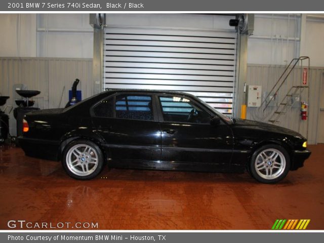 2001 BMW 7 Series 740i Sedan in Black