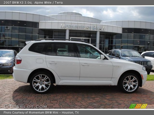 2007 BMW X3 3.0si in Alpine White