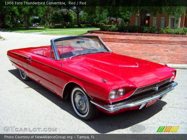 1966 Ford Thunderbird Convertible in Red