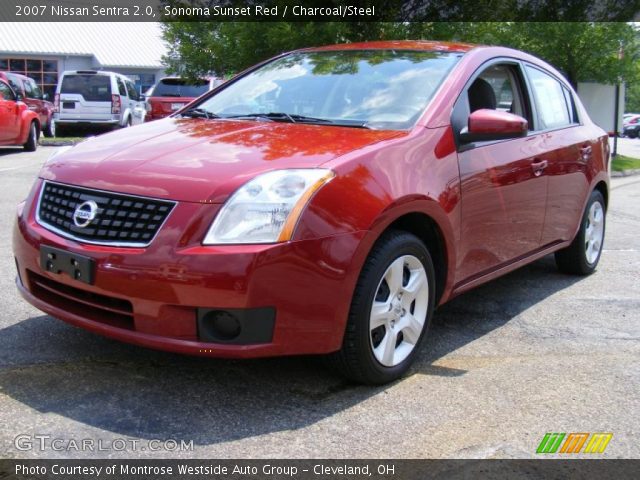 2007 Nissan Sentra 2.0 in Sonoma Sunset Red