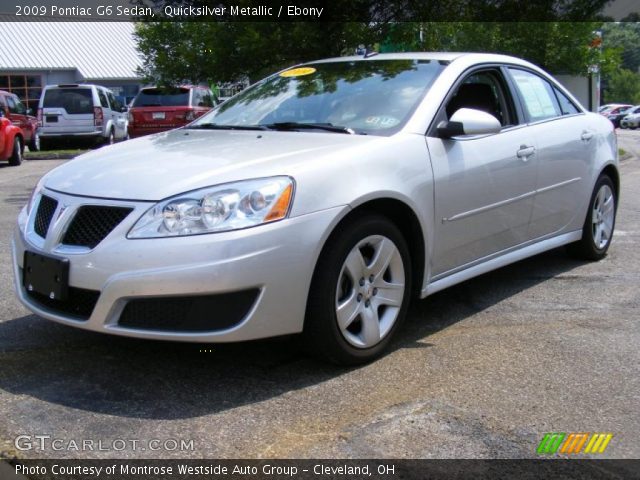 2009 Pontiac G6 Sedan in Quicksilver Metallic