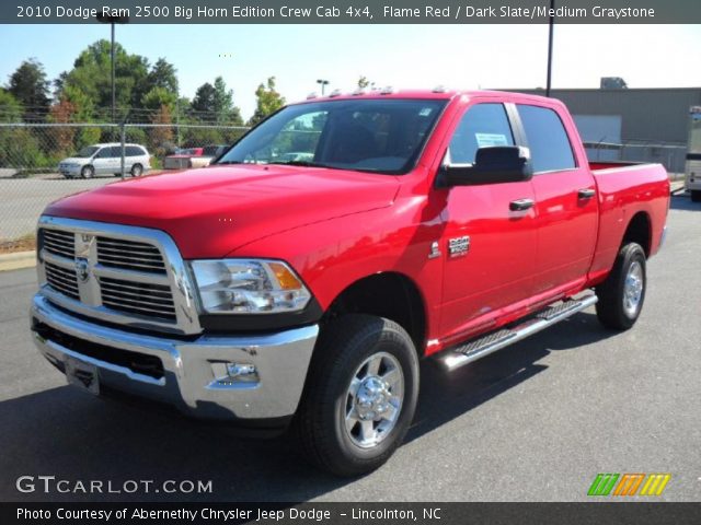 2010 Dodge Ram 2500 Big Horn Edition Crew Cab 4x4 in Flame Red