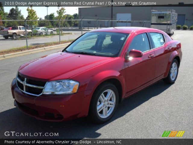 2010 Dodge Avenger Express in Inferno Red Crystal Pearl