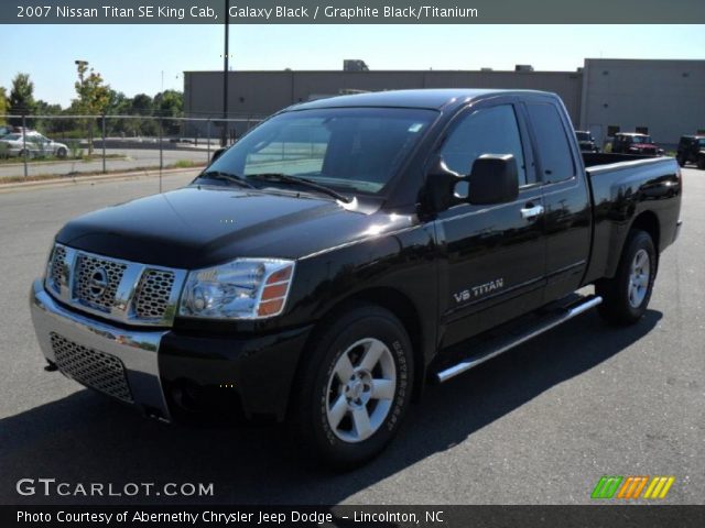 2007 Nissan Titan SE King Cab in Galaxy Black