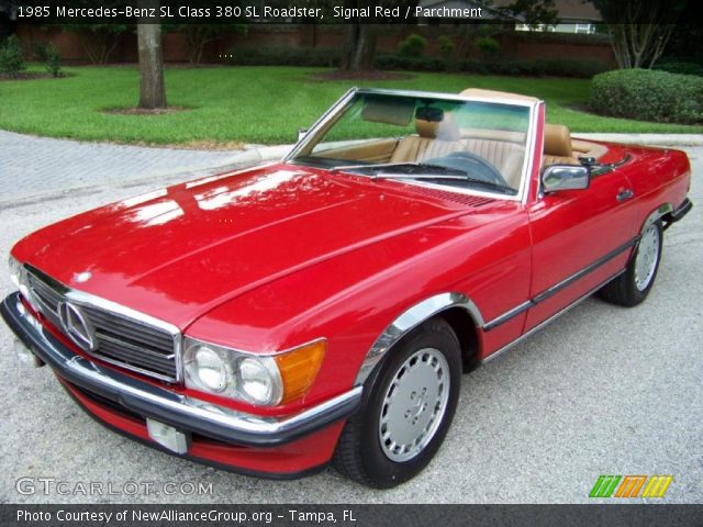 1985 Mercedes-Benz SL Class 380 SL Roadster in Signal Red