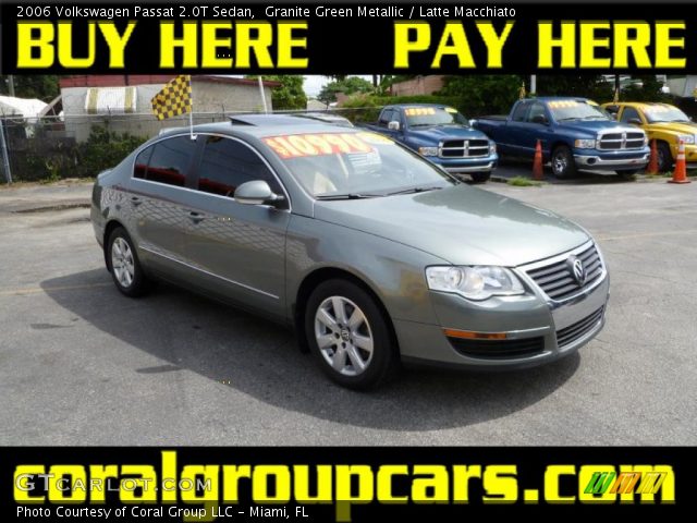 2006 Volkswagen Passat 2.0T Sedan in Granite Green Metallic