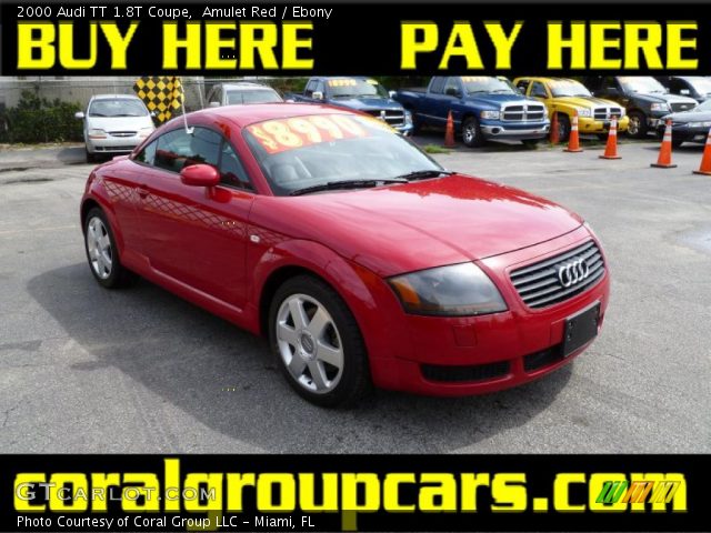 2000 Audi TT 1.8T Coupe in Amulet Red
