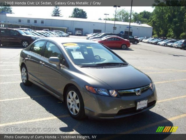 2008 Honda Civic LX Sedan in Galaxy Gray Metallic
