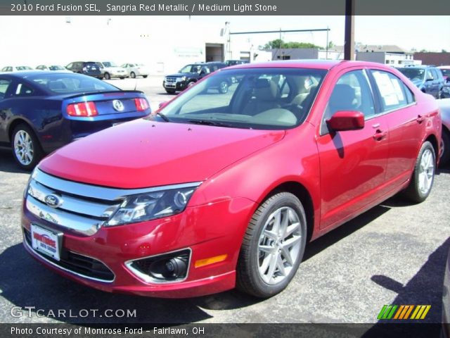 2010 Ford Fusion SEL in Sangria Red Metallic