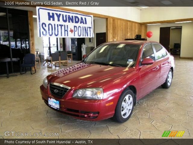 2006 Hyundai Elantra GLS Sedan in Electric Red