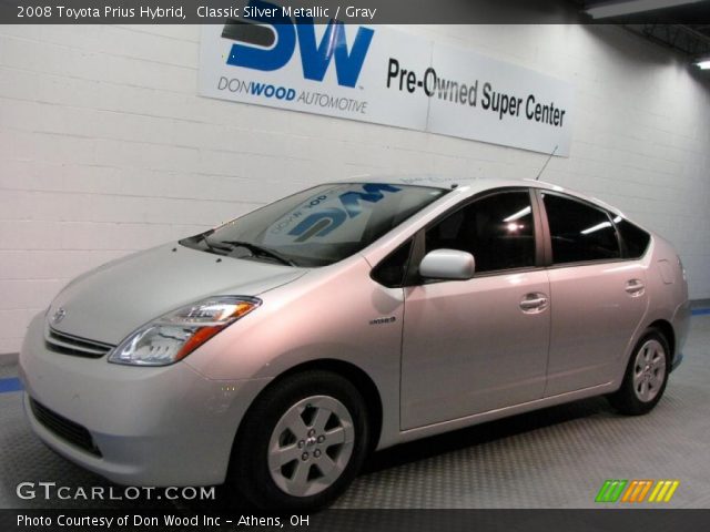 2008 Toyota Prius Hybrid in Classic Silver Metallic