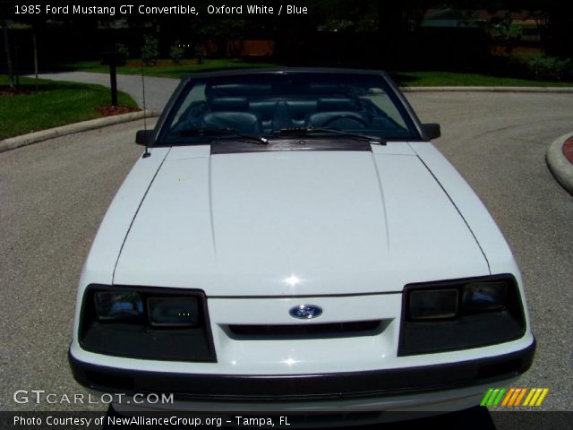 1985 Ford Mustang GT Convertible in Oxford White