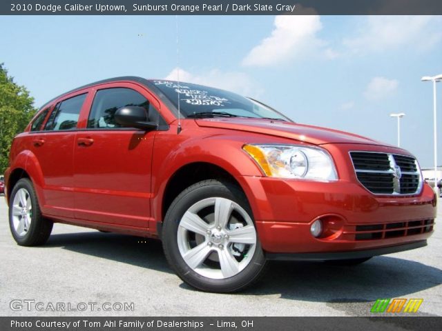 2010 Dodge Caliber Uptown in Sunburst Orange Pearl