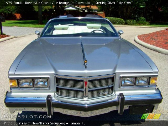 1975 Pontiac Bonneville Grand Ville Brougham Convertible in Sterling Silver Poly