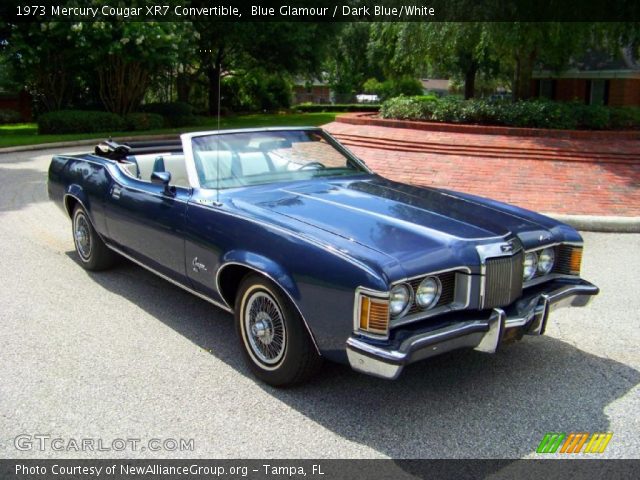 1973 Mercury Cougar XR7 Convertible in Blue Glamour