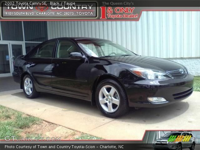 2002 Toyota Camry SE in Black