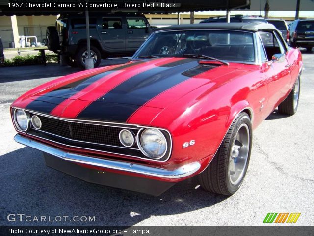 1967 Chevrolet Camaro SS Convertible in Bolero Red