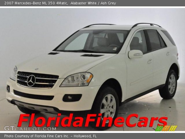 2007 Mercedes-Benz ML 350 4Matic in Alabaster White