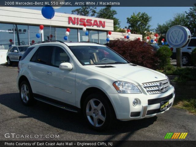 2008 Mercedes-Benz ML 550 4Matic in Arctic White