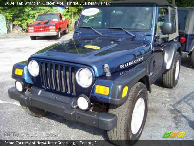 2004 Jeep Wrangler Rubicon 4x4 in Patriot Blue Pearl