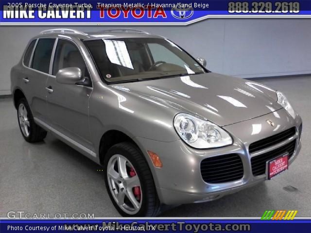 2005 Porsche Cayenne Turbo in Titanium Metallic