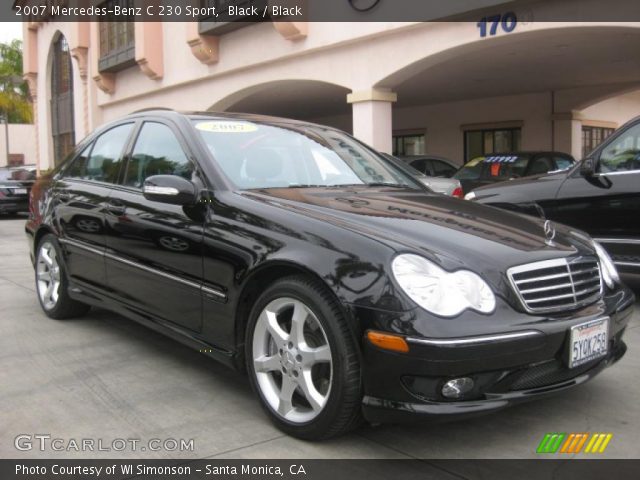 2007 Mercedes-Benz C 230 Sport in Black