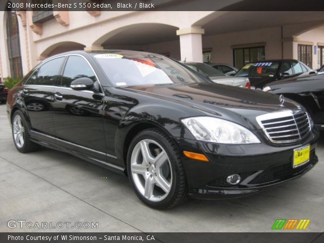 2008 Mercedes-Benz S 550 Sedan in Black