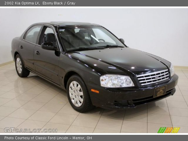 2002 Kia Optima LX in Ebony Black