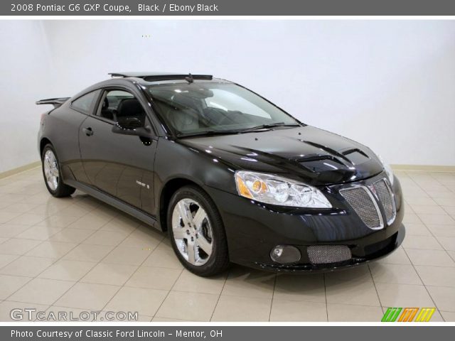 2008 Pontiac G6 GXP Coupe in Black
