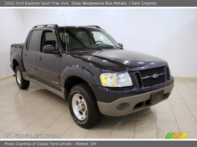 2002 Ford Explorer Sport Trac 4x4 in Deep Wedgewood Blue Metallic