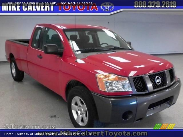 2008 Nissan Titan XE King Cab in Red Alert