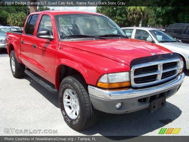 2004 Dodge Dakota SLT Quad Cab 4x4 in Flame Red