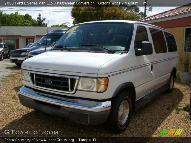 2003 Ford E Series Van E150 Passenger Conversion in Oxford White