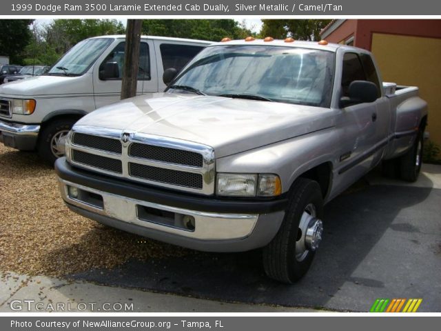 1999 Dodge Ram 3500 Laramie Extended Cab Dually in Silver Metallic