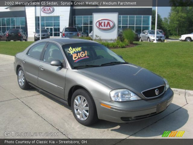 2002 Mercury Sable GS Sedan in Spruce Green Metallic