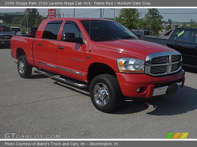 2006 Dodge Ram 1500 Laramie Mega Cab 4x4 in Flame Red