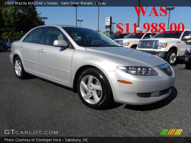 2003 Mazda MAZDA6 s Sedan in Satin Silver Metallic
