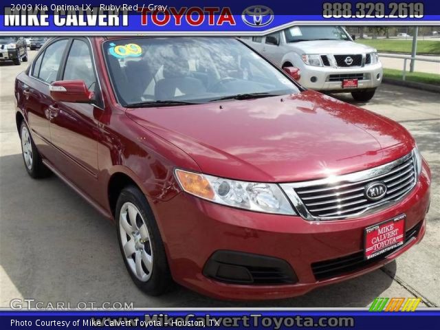 2009 Kia Optima LX in Ruby Red