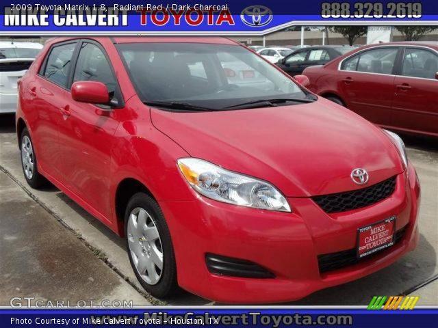 2009 Toyota Matrix 1.8 in Radiant Red