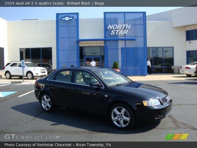 2004 Audi A4 3.0 quattro Sedan in Brilliant Black