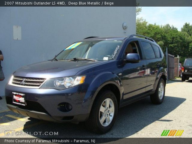 2007 Mitsubishi Outlander LS 4WD in Deep Blue Metallic