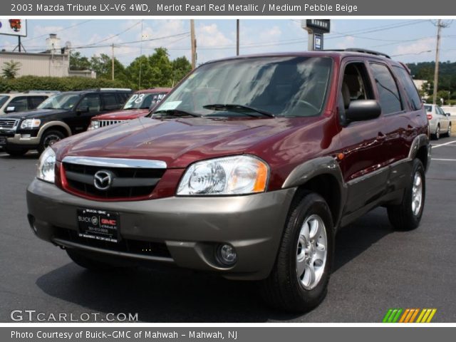 2003 Mazda Tribute LX-V6 4WD in Merlot Pearl Red Metallic