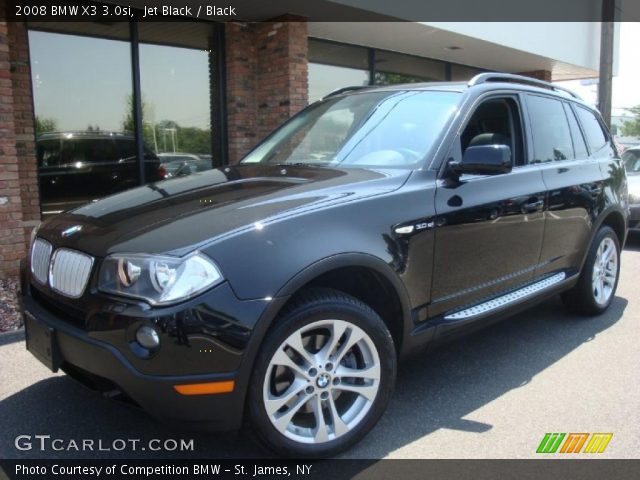 2008 BMW X3 3.0si in Jet Black