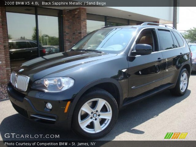 2008 BMW X5 4.8i in Black Sapphire Metallic